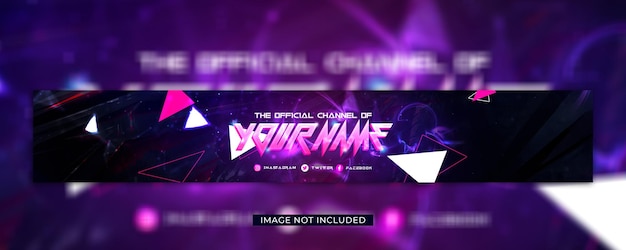 PSD gaming youtube-banner