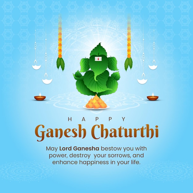 ganesh chaturthi creative poster