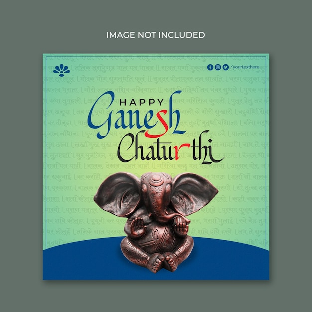 Ganesh chaturthi socialemediapost 4