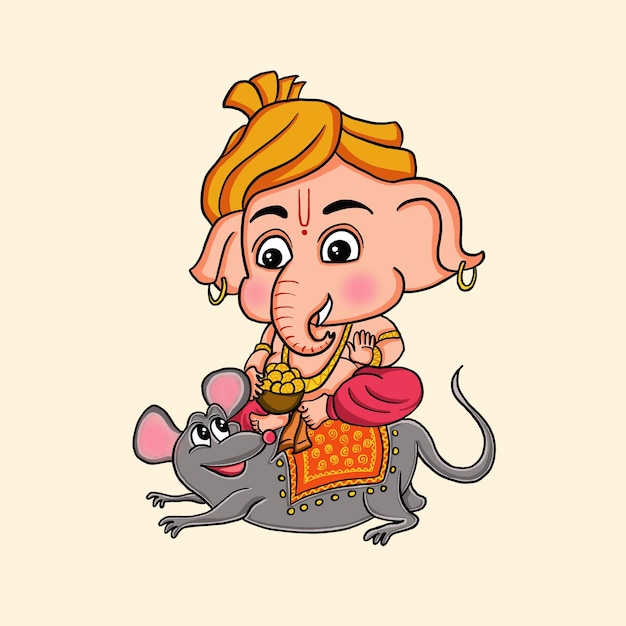 PSD ganeshgodillustrationindian