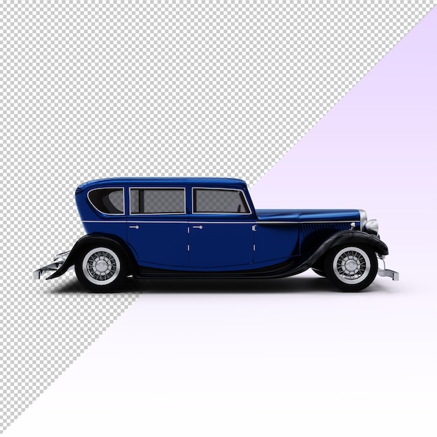 PSD gangster classic car isolated