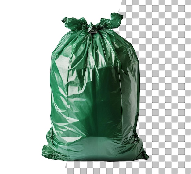 Garbage bag filled with garbage object