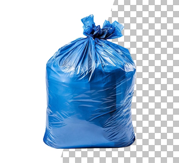 Garbage bag filled with garbage object