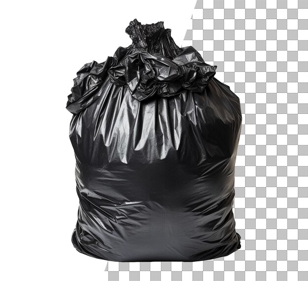 Garbage bag filled with garbage object