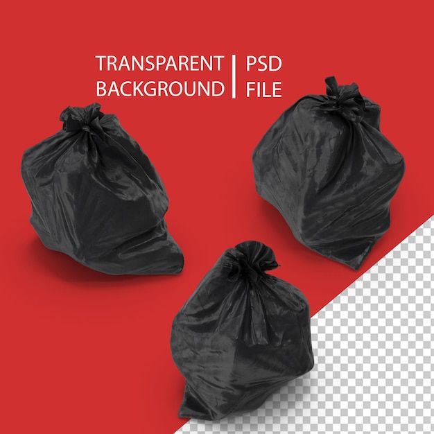 PSD garbage bag png