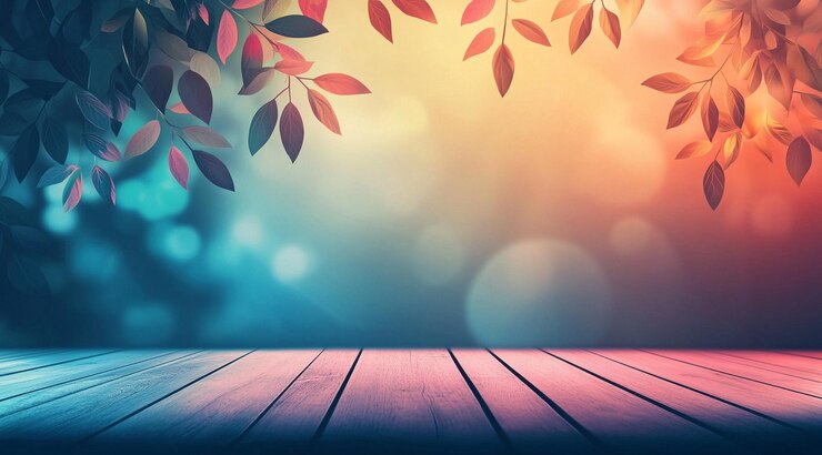 PSD garden background with green leaves can used for display or montage your products