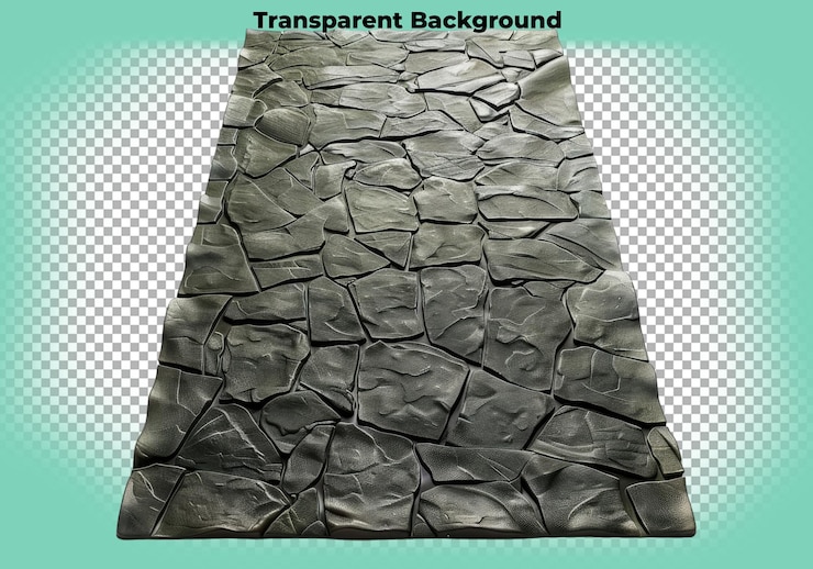 PSD garden flooring isolated transparent background png cutout