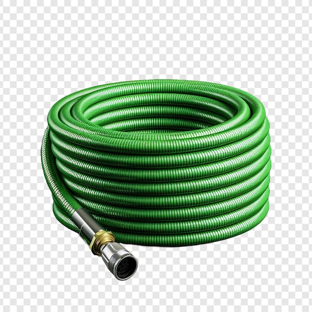 Garden hose isolated on transparent background