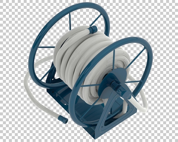 Tubo da giardino su sfondo trasparente 3d rendering illustrazione