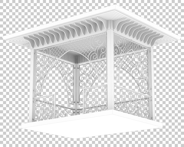 PSD 透明な背景 3 d レンダリング図に分離された庭の屋根