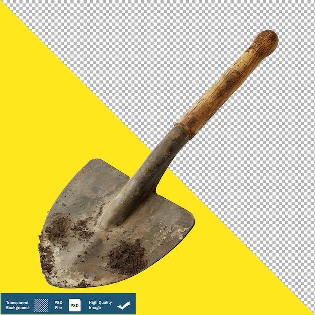 PSD garden spade su sfondo bianco sfondo trasparente png psd