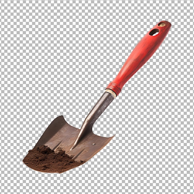 PSD garden_trowel изолирован на прозрачном фоне