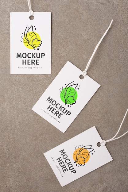 PSD garmen hang label tags