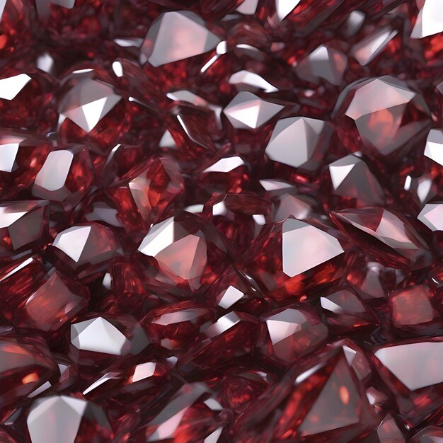 PSD garnet colorful gemstone illustration