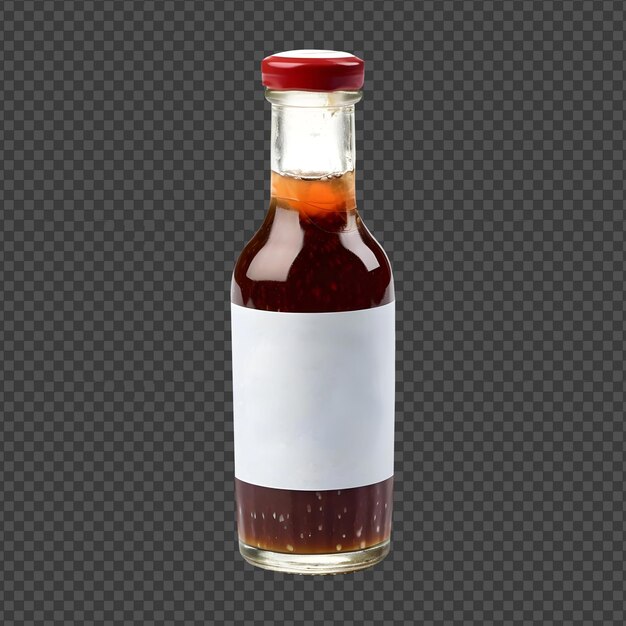 Garum fishsauce isolated on transparent and white background