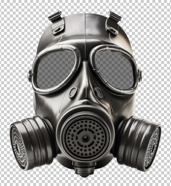 PSD 透明な背景に分離された防毒マスク