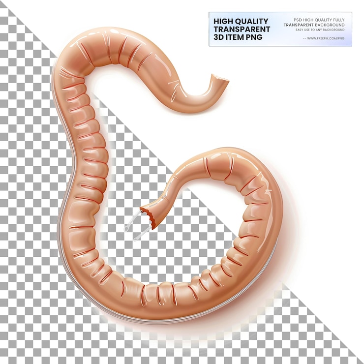 PSD gastrostomy tubes for providing nutrition directly to the stomach on transparent background
