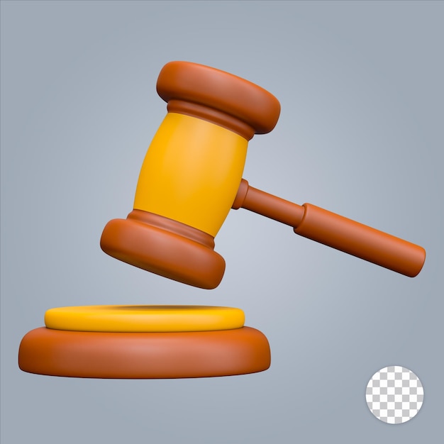 Gavel 3d icon
