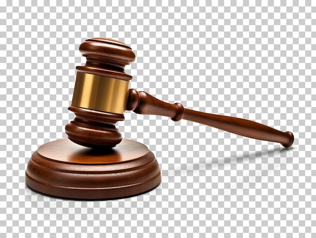 PSD gavel isolated isolated on transparent background png psd