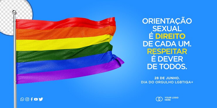 PSD gay pride social media postsjabloon