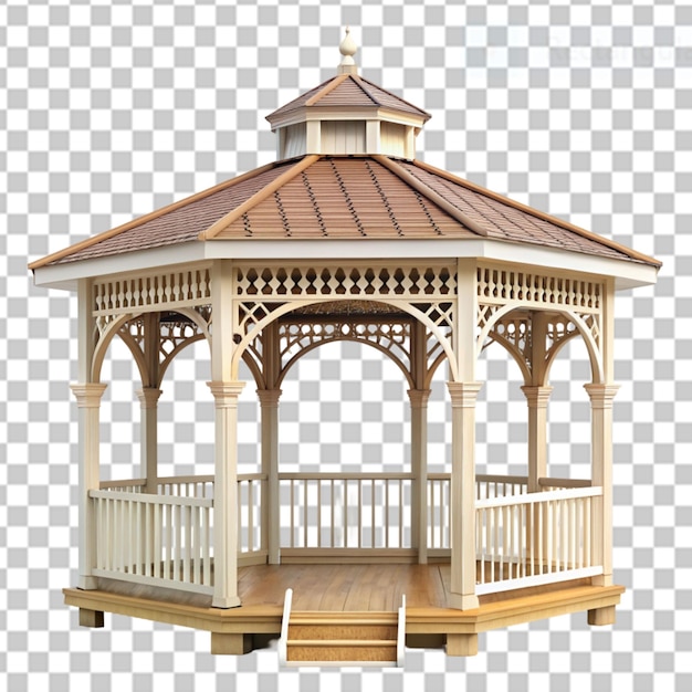 PSD a gazebo on transparent background