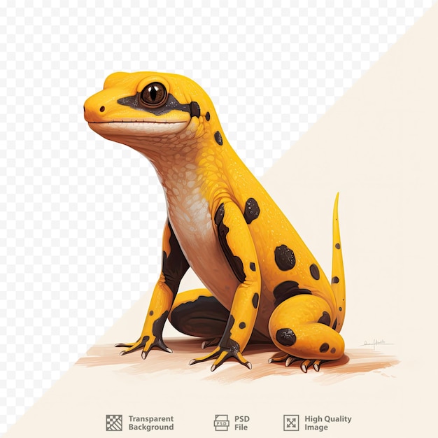 A gecko with a picture of a lizard on it