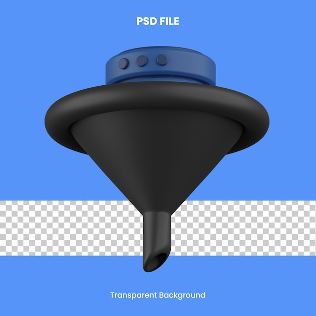 PSD gegevens filteren 3d-rendering pictogram illustratie psd-analyse