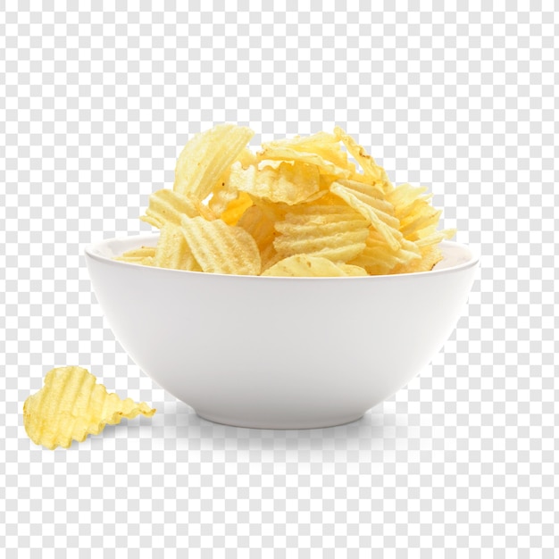 gegraveerde aardappelchips