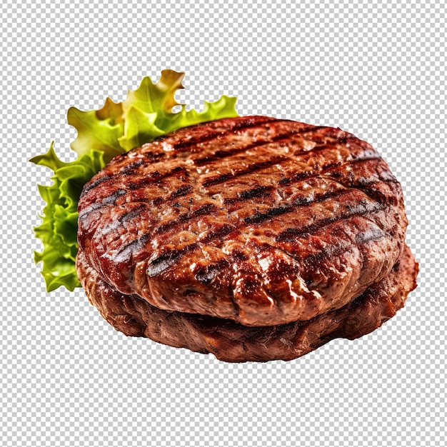 PSD gegrilde rundvleesfilet steak met rozemarijn rundvlees cutlet grill geïsoleerd op een witte achtergrond