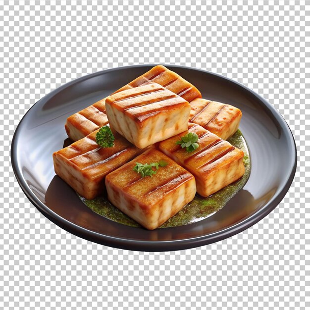 Gegrilde tofu-plaat