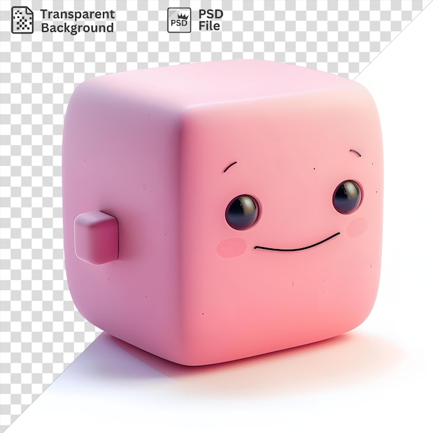 Geïsoleerd schattig 3d-box icoon op een geïsoleerde achtergrond