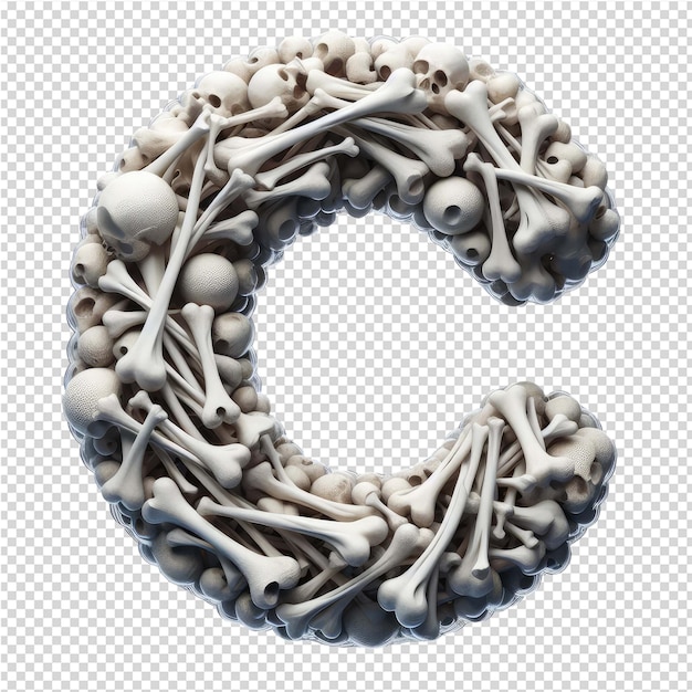 Geïsoleerde 3d-brief op een helder png-doek