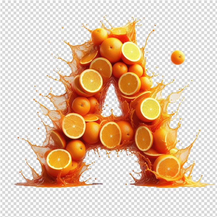 PSD geïsoleerde 3d-brief op een helder png-doek