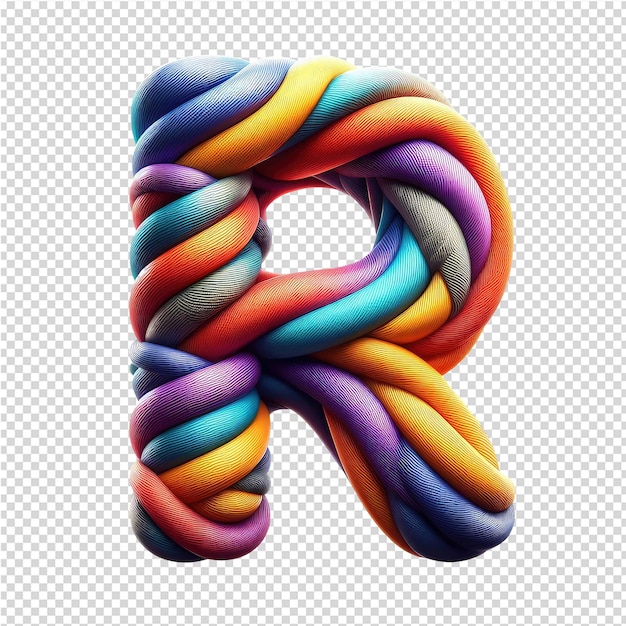 Geïsoleerde 3d-brief op een helder png-doek