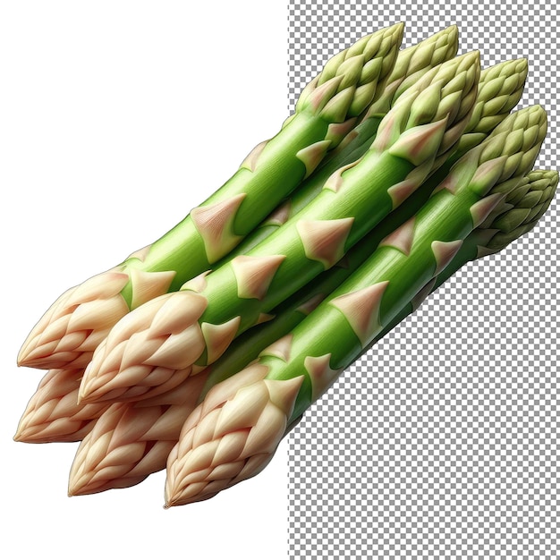 PSD geïsoleerde asparagus spears op whitepng