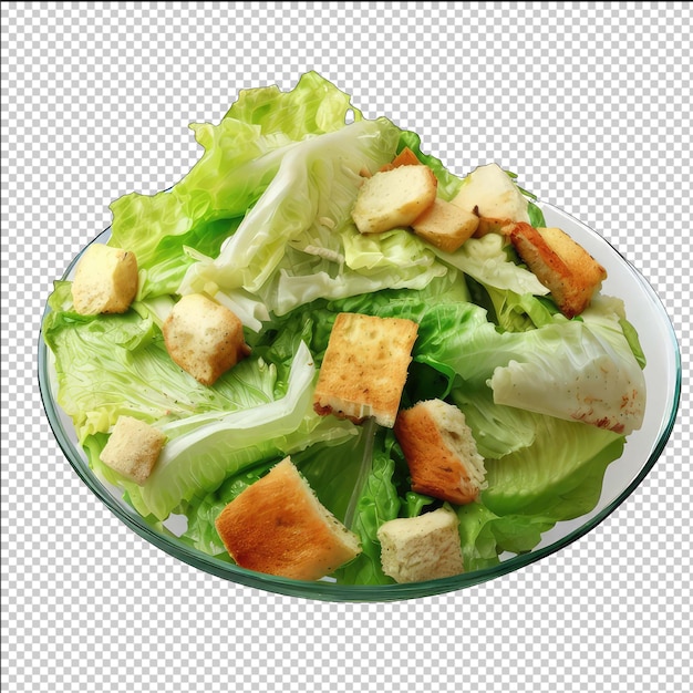 PSD geïsoleerde caesarsalade illustratie