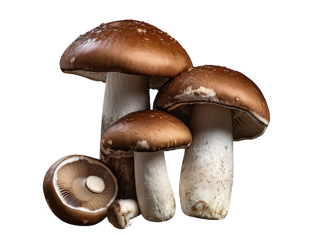 PSD geïsoleerde paddenstoelen