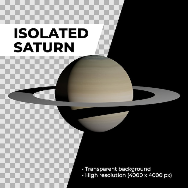 PSD geïsoleerde planeet saturnus