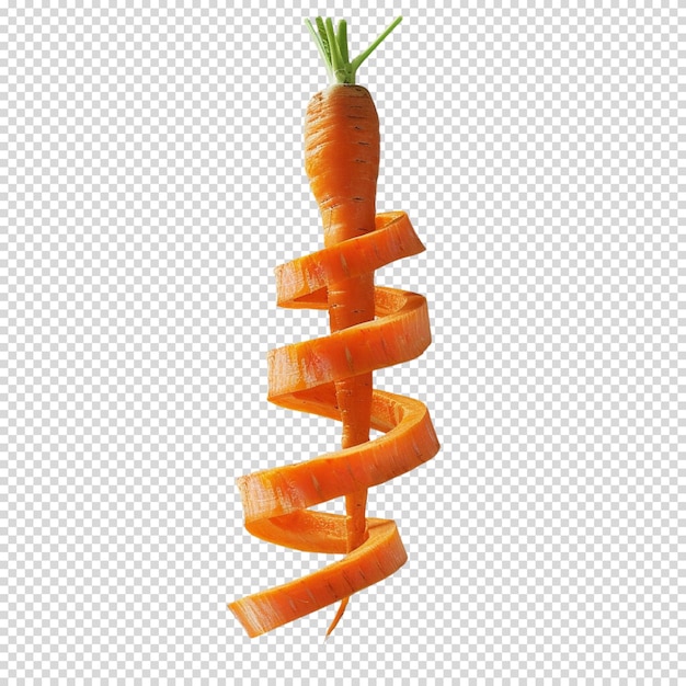 PSD geïsoleerde png van wortel op doorzichtige achtergrond voor carrot day