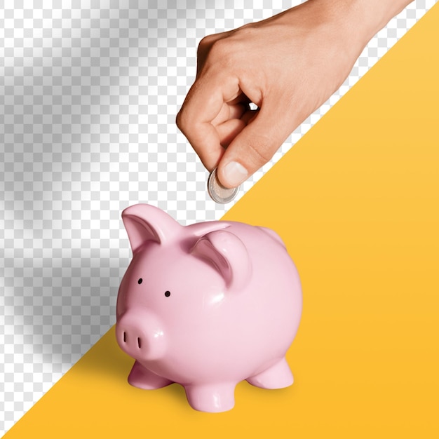 Geld sparen in een spaarpot