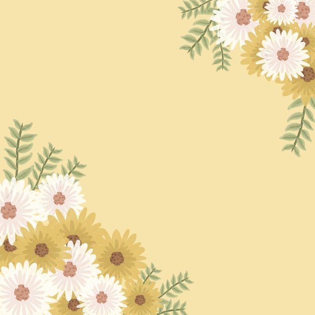 Gele zonnebloemrand
