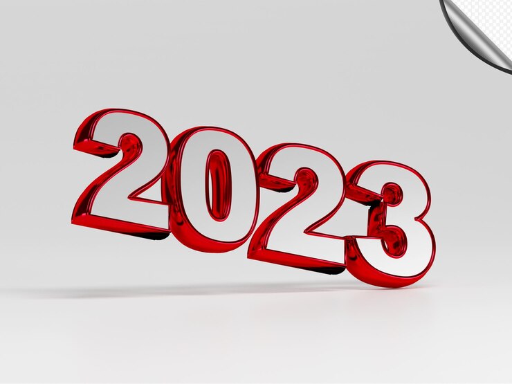 PSD gelukkig nieuwjaar 3d tekst transparante achtergrond