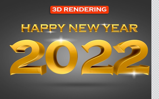 PSD gelukkig nieuwjaar tekst 2022 goud