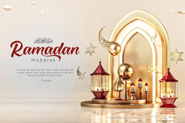 PSD gelukkig ramadan kareem social media flyer en instagram groeten poster