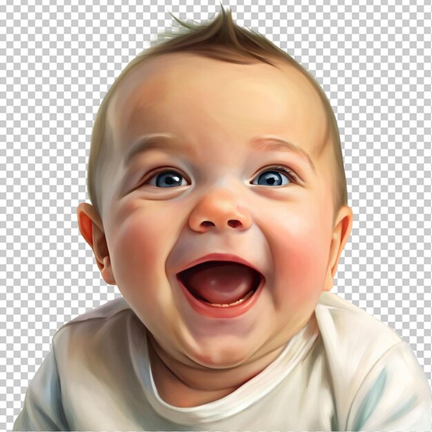 PSD gelukkige baby gezicht