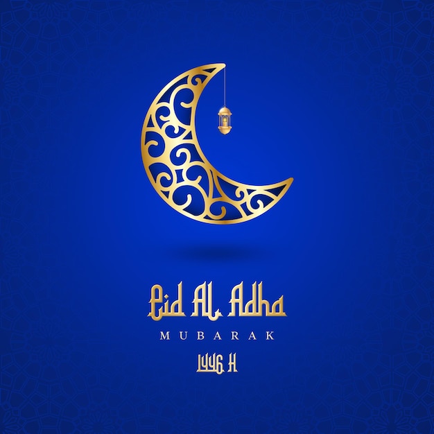 Gelukkige Eid Adha Mubarak Ontwerp Post Template