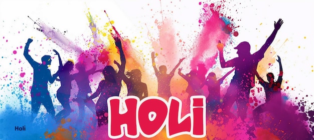 Gelukkige Holi AI genereren