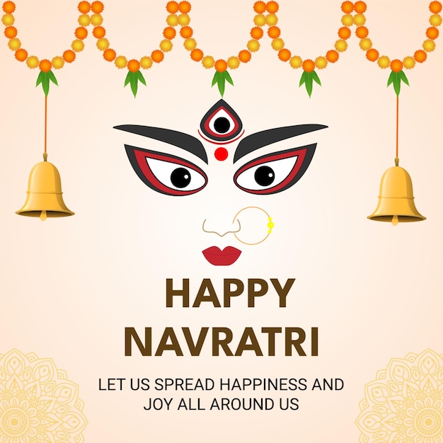 Gelukkige Navratri Begroeting India Festival Instagram Post