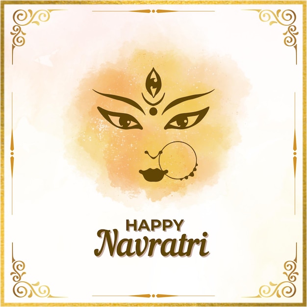 Gelukkige Navratri Begroeting India Festival Instagram Post