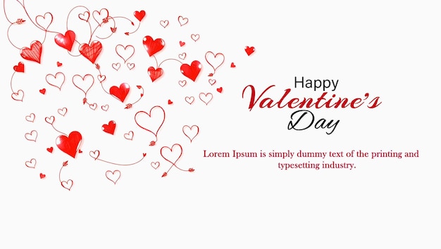 Gelukkige Valentijnsdag kaartje